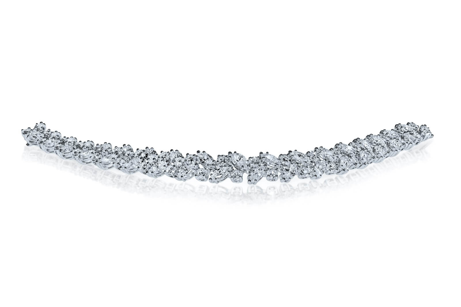Beautiful Luxury Diamond Encrusted Necklace Fine Jewellery